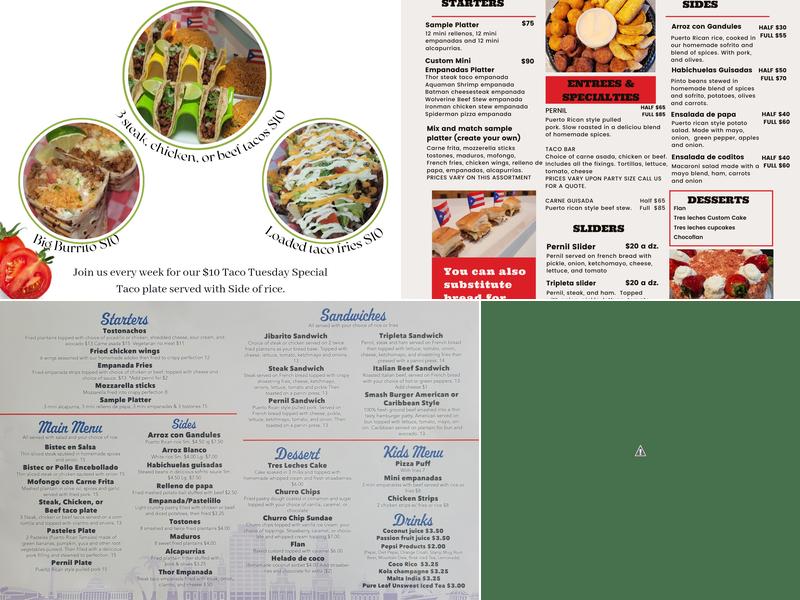 Leo’s Marvelous Bites Menu