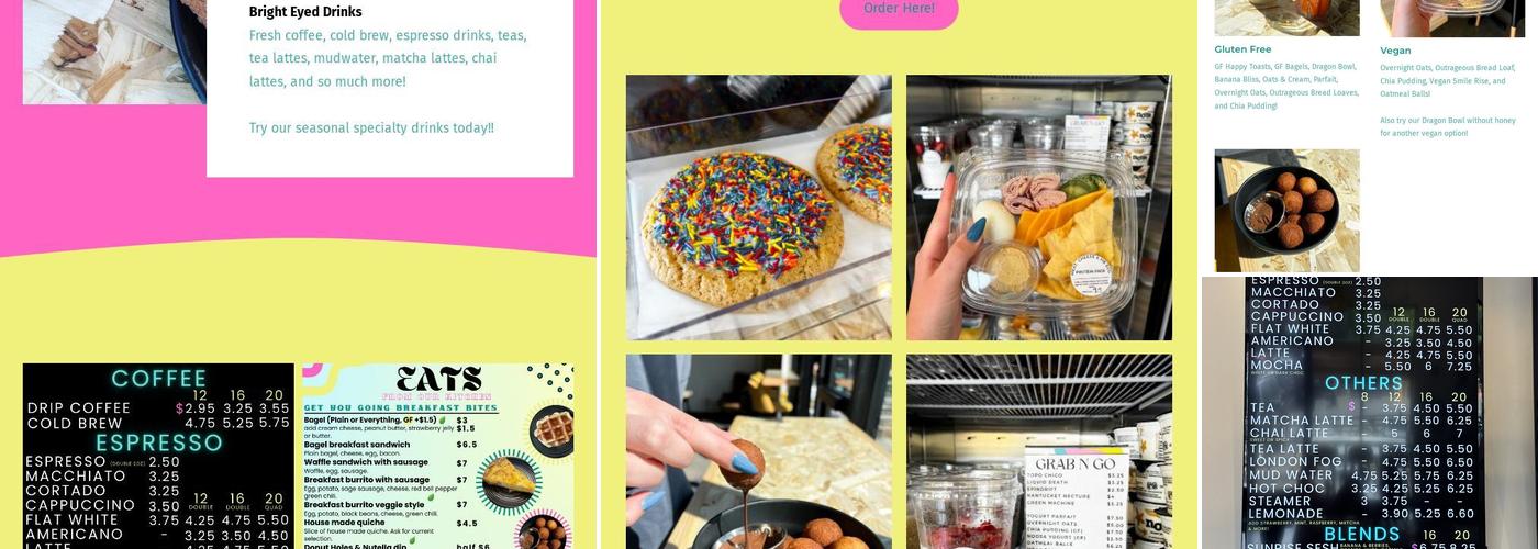 Happy Trails Coffee Company Menu