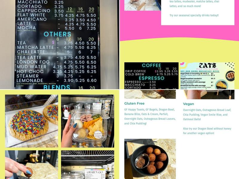 Happy Trails Coffee Company Menu