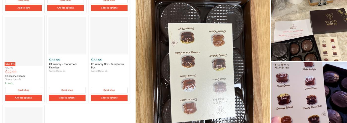 Yummy Honey Bit Menu