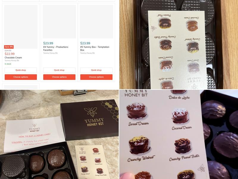 Yummy Honey Bit Menu