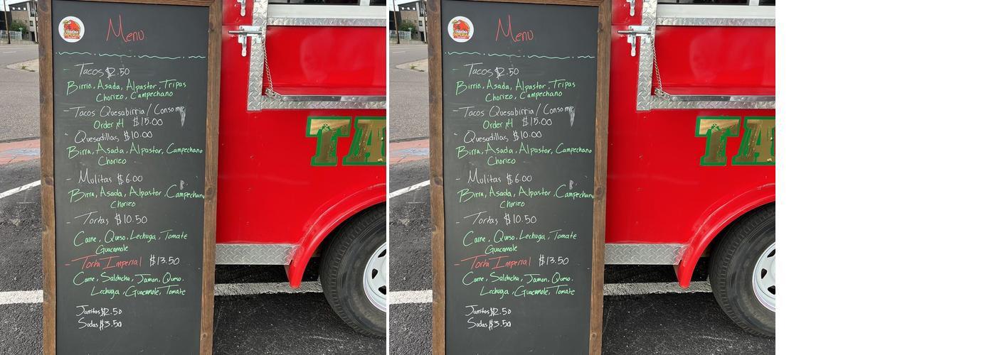 Taqueria Imperial Menu