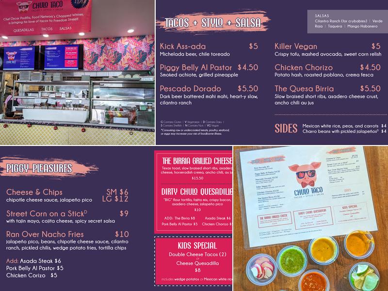 Chulo Taco Menu