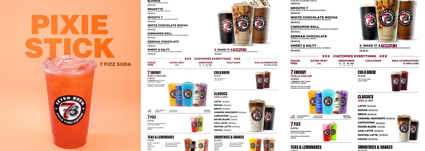 7 Brew Coffee Menu