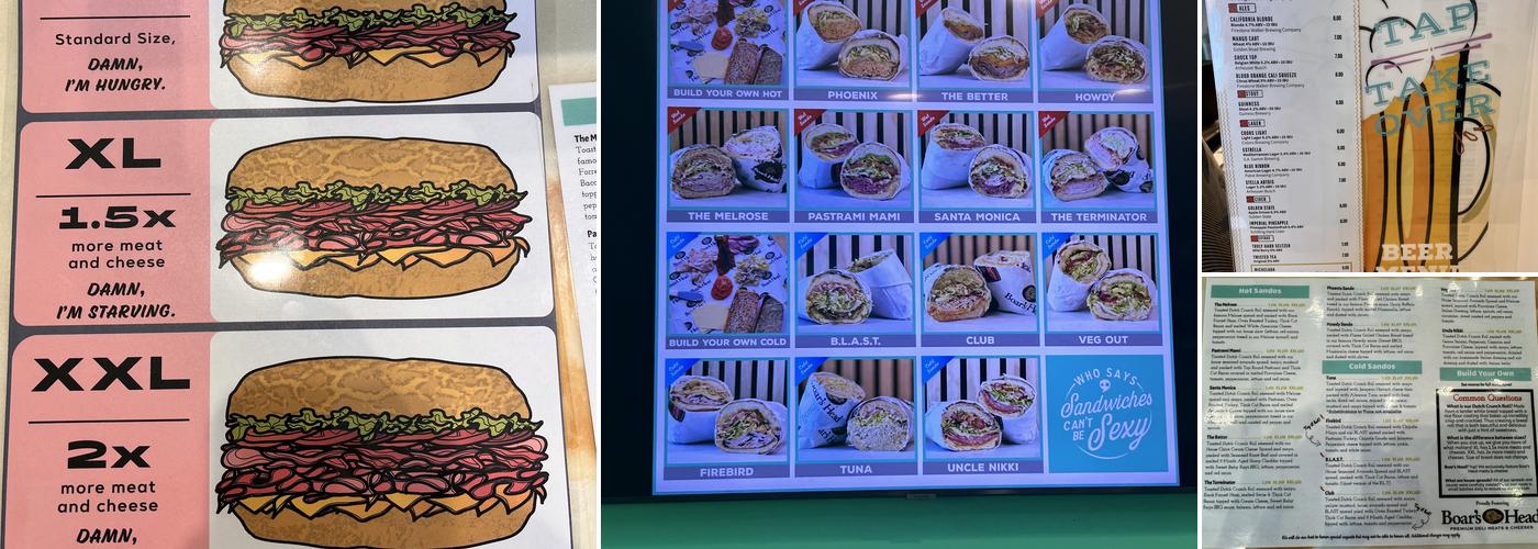 Ghost Sando Shop Menu