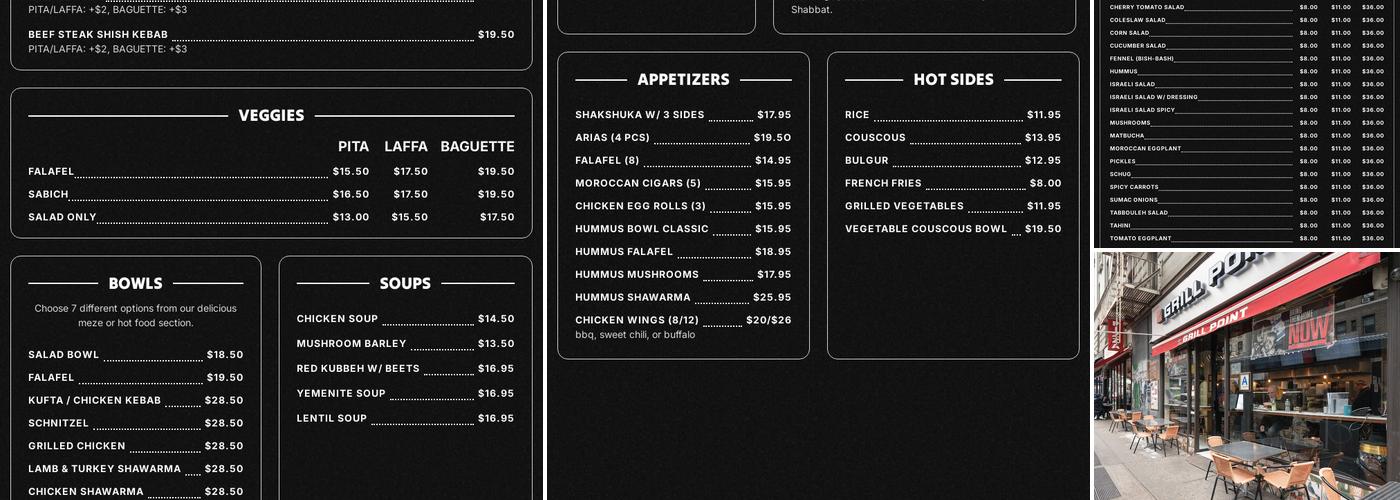 Grill Point Menu