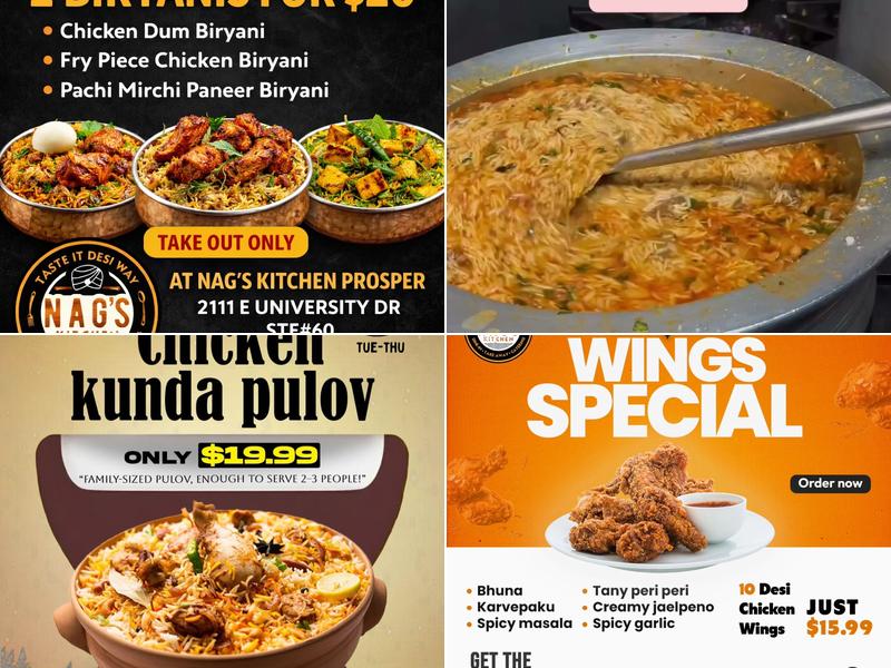 Nags Kitchen Menu