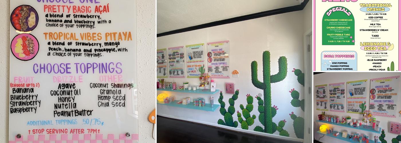 Prickly Boba Waxahachie Menu