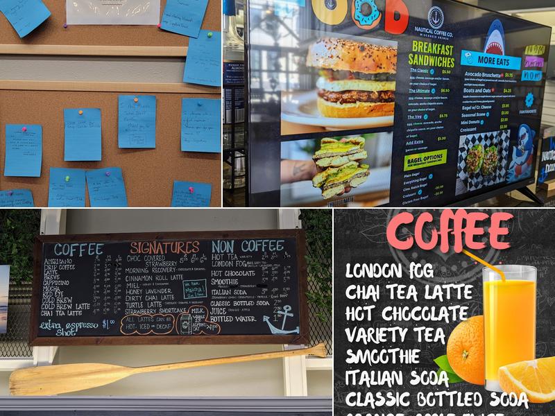 Nautical Coffee Co. Menu