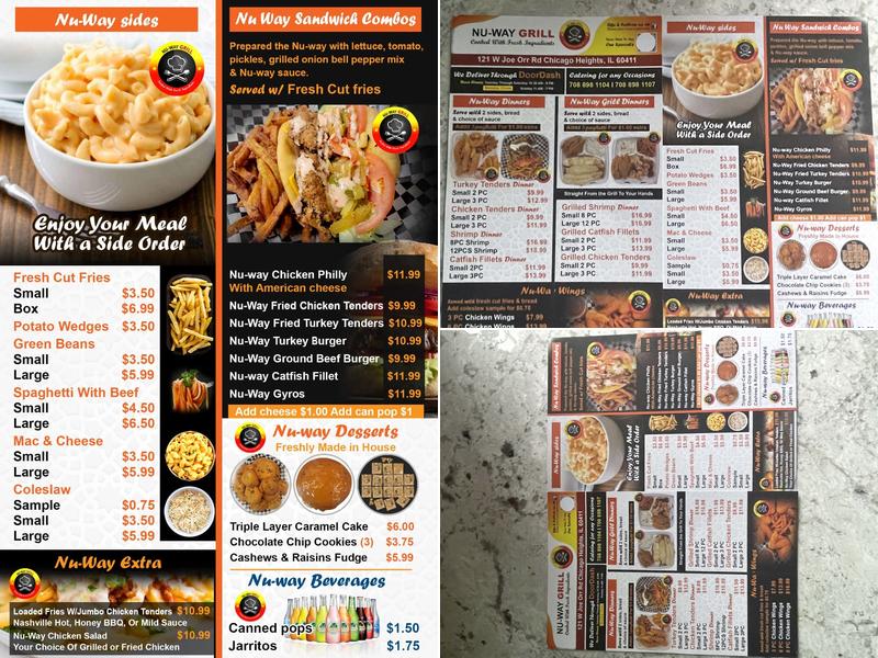 Nu Way Grill Menu
