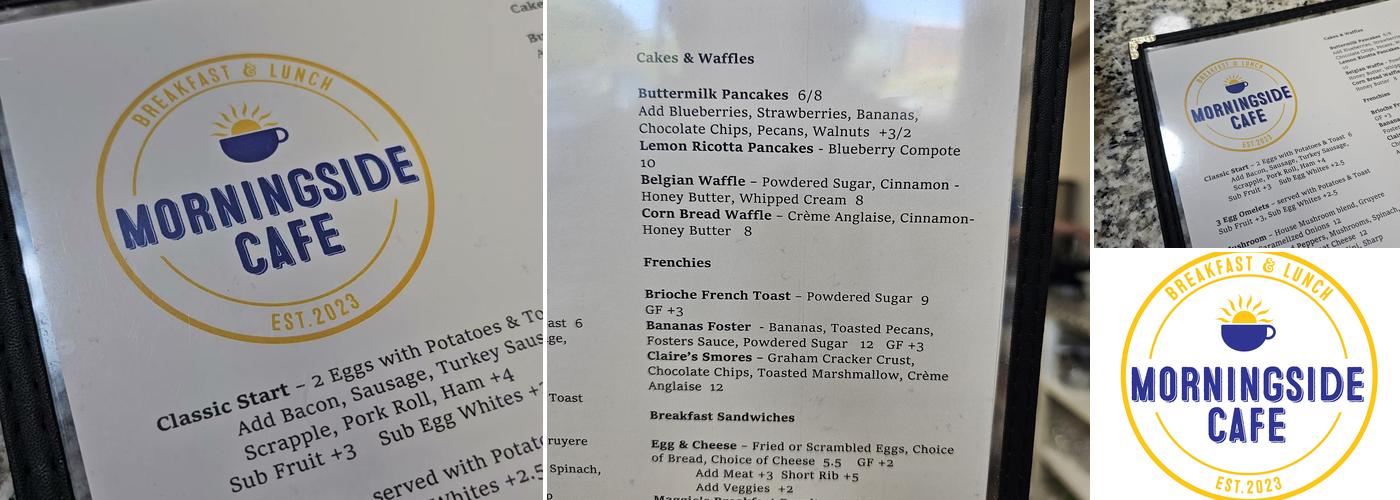 Morningside Cafe Menu