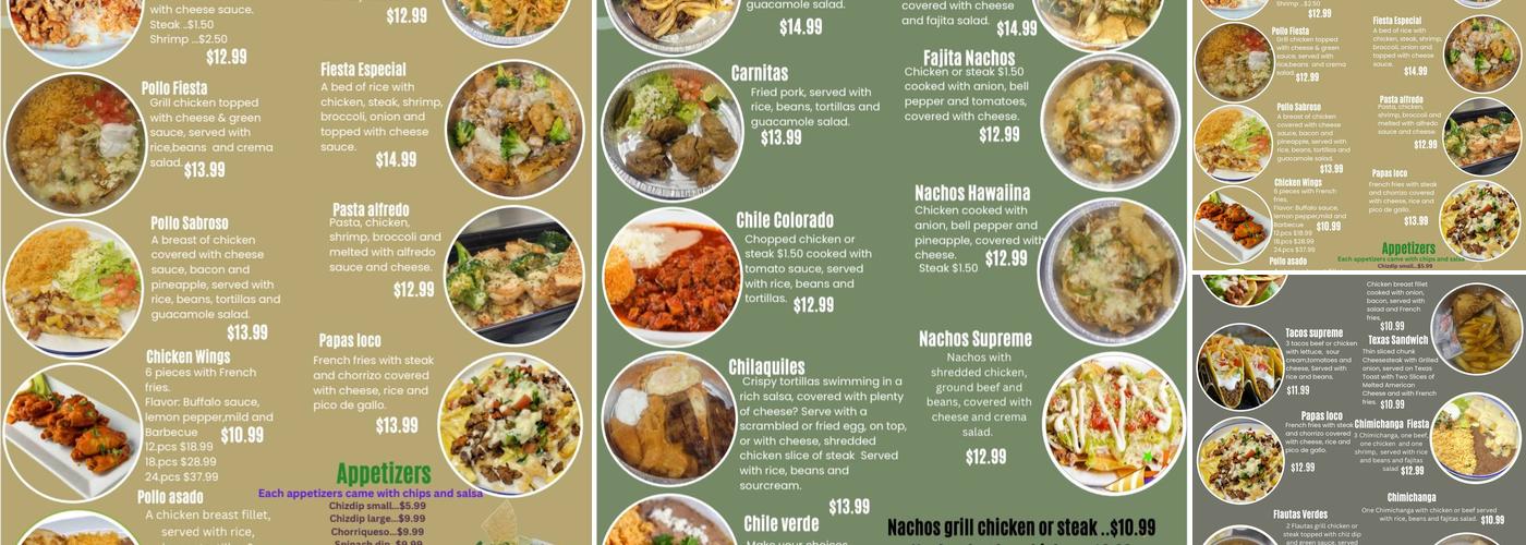 Los 2 potrillos Menu