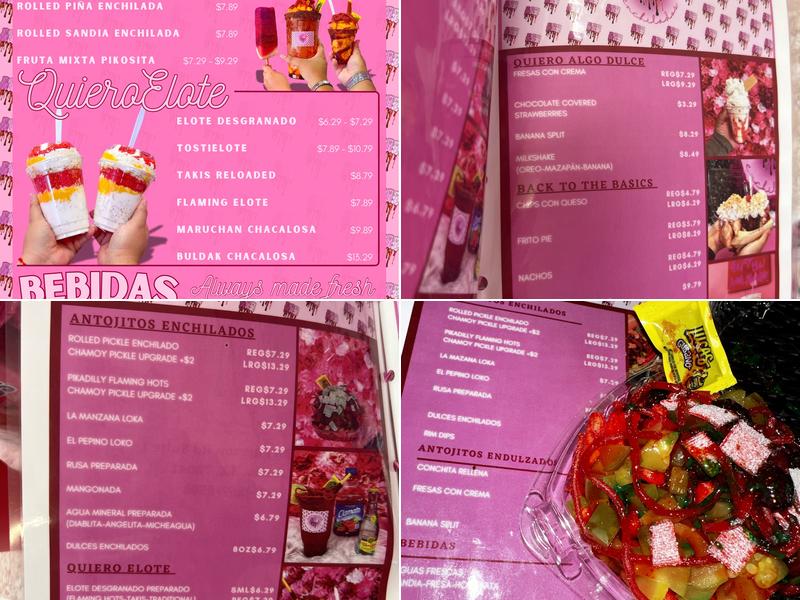 Antojitos Enchilados Menu