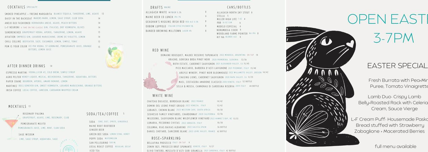 Linden + Front Menu