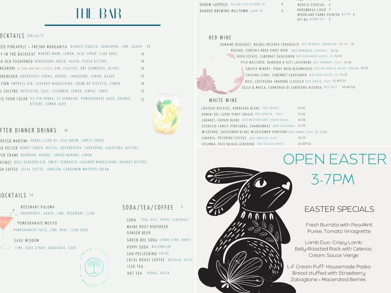 Linden + Front Menu