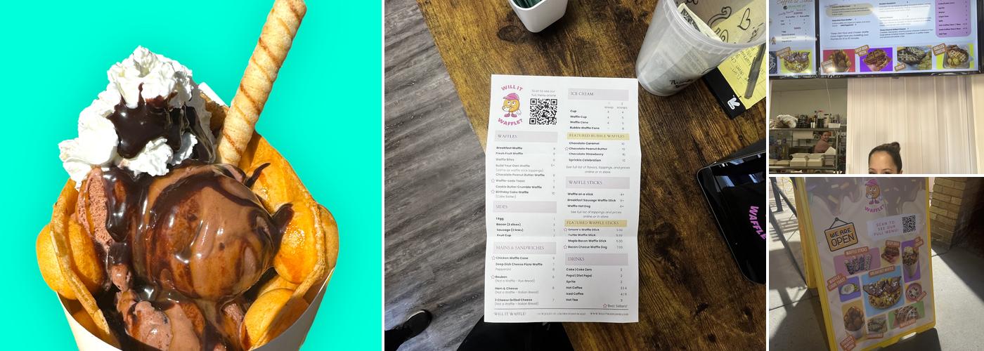 Will It Waffle? Menu