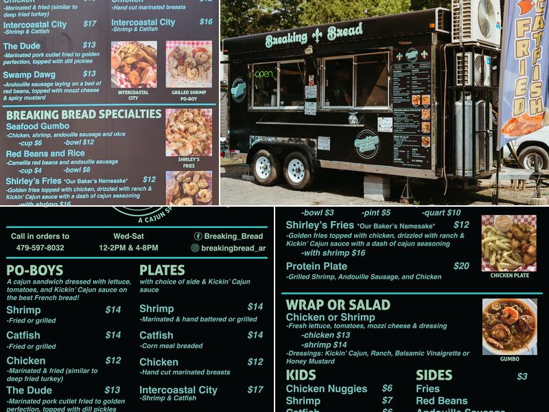 Breaking Bread Menu