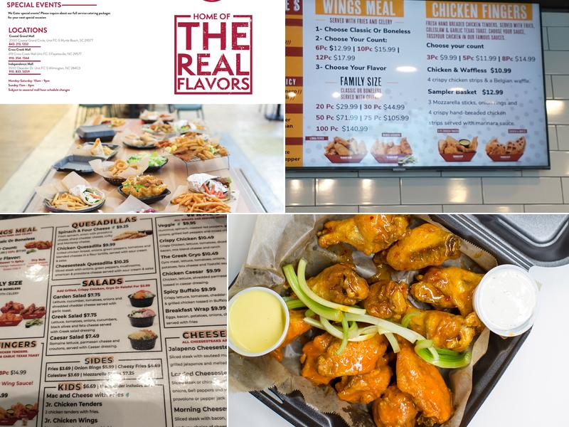Wings Co. Menu
