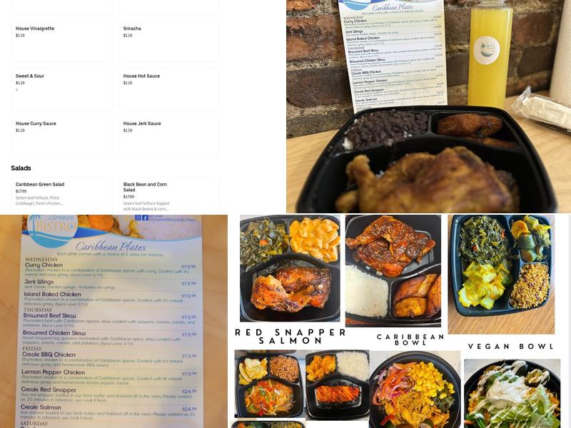 Island Breeze Bistro Menu