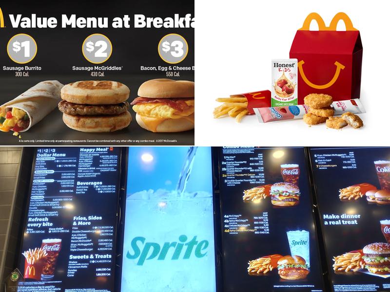 McDonald's Menu