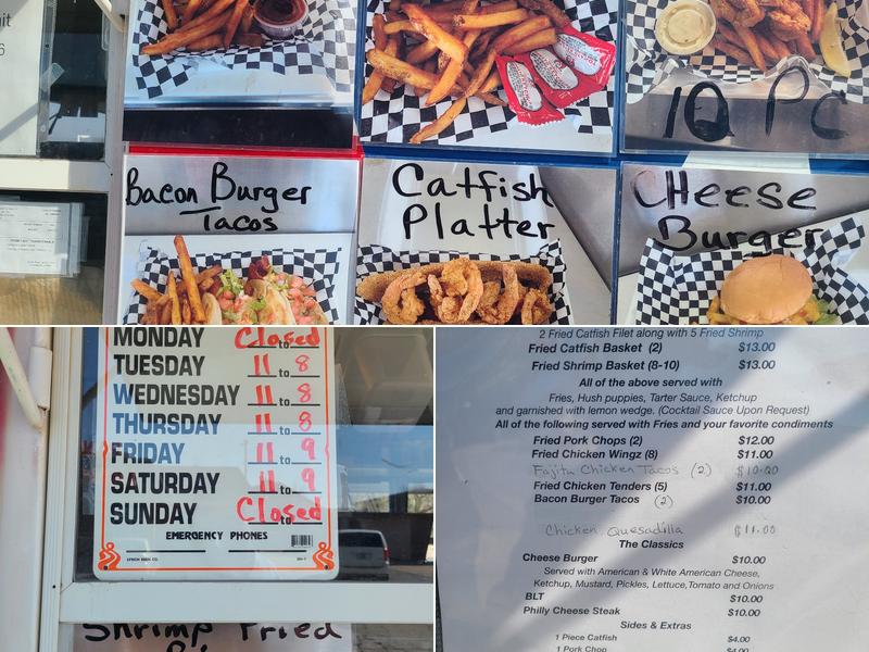 Cordell’s Wingz and Thangz Menu