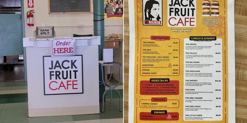 Jackfruit Cafe Menu