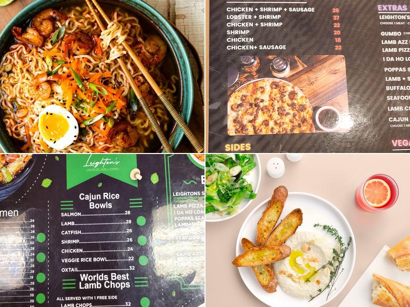Leighton's Menu