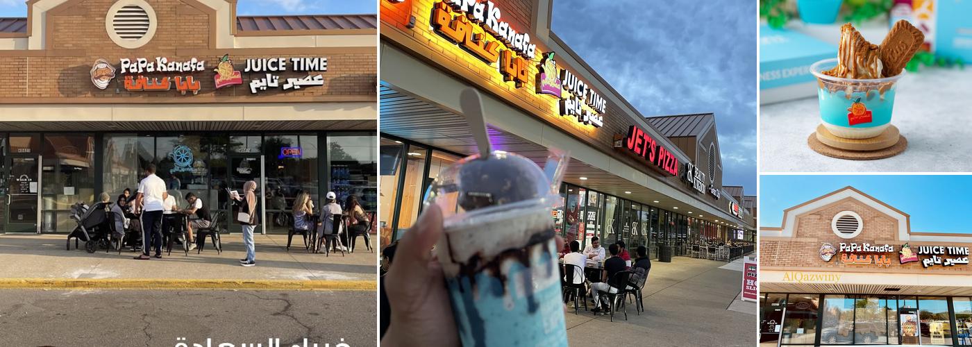 Juice time & Papa kunafa | عصير تايم & بابا كنافة