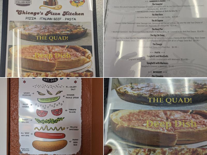 Chicago's Pizza Kitchen Menu