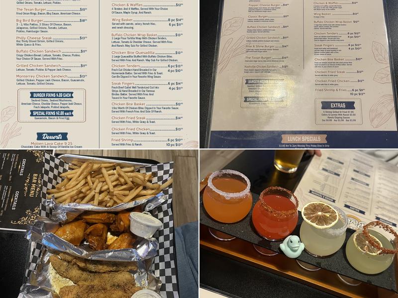 Birdies Wings and Bar Menu