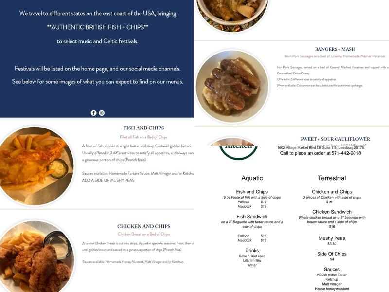 The Salt Pot Kitchen Chippy Menu