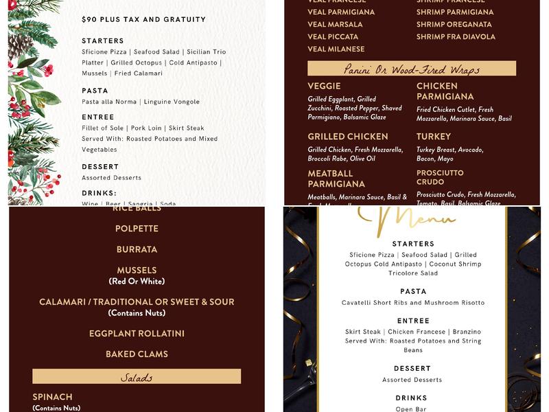 Corrado's Cucina Menu