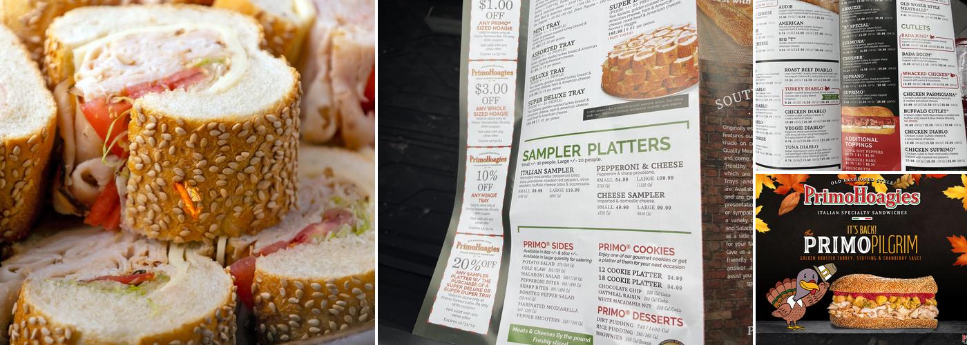 PrimoHoagies Menu
