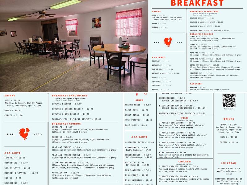 T’s Tiny Diner Menu