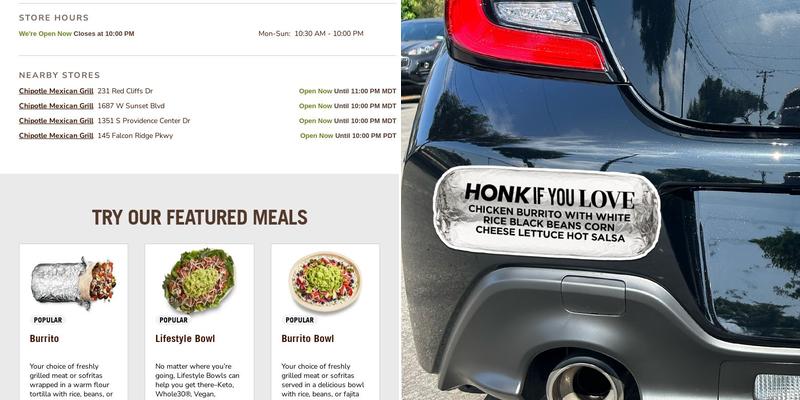 Chipotle Mexican Grill Menu