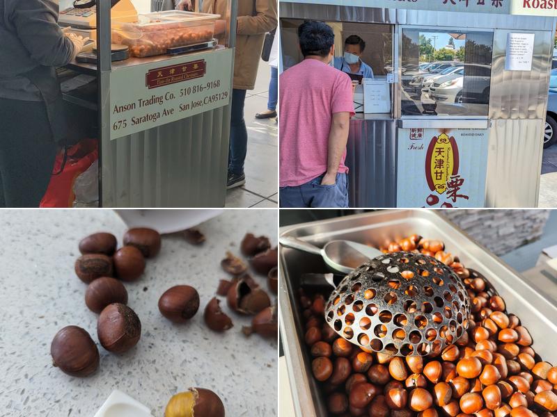 Tian-jin roasted chestnuts