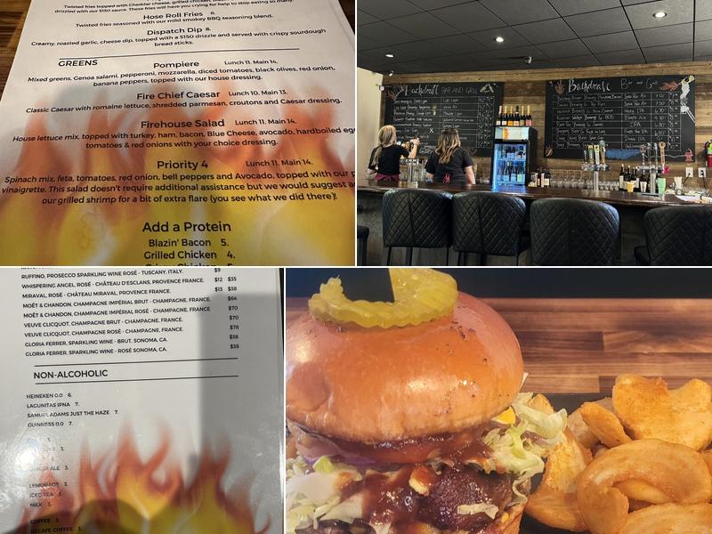 Backdraft Bar & Grill Menu