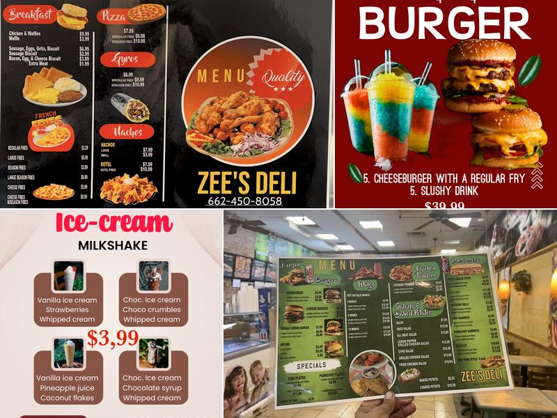 Zee Deli Menu
