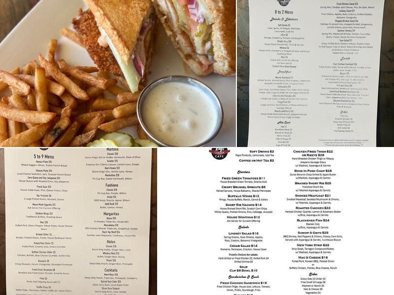 Ray’s Corner Cafe Menu