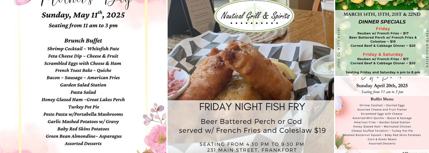 Nautical Grill & Spirits Menu