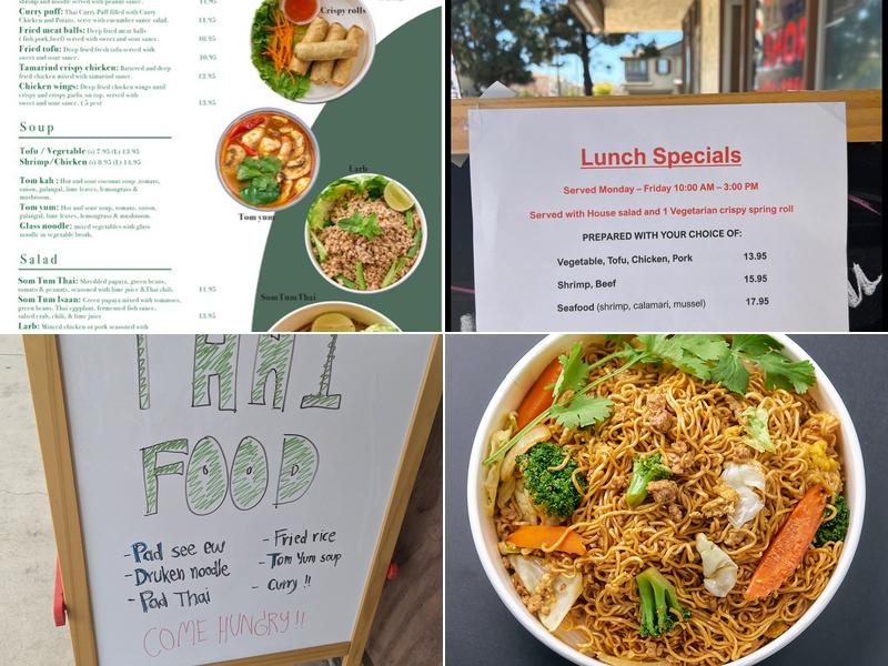 Mae's Thai Kitchen Menu