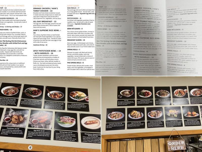 Han's Kitchen Menu