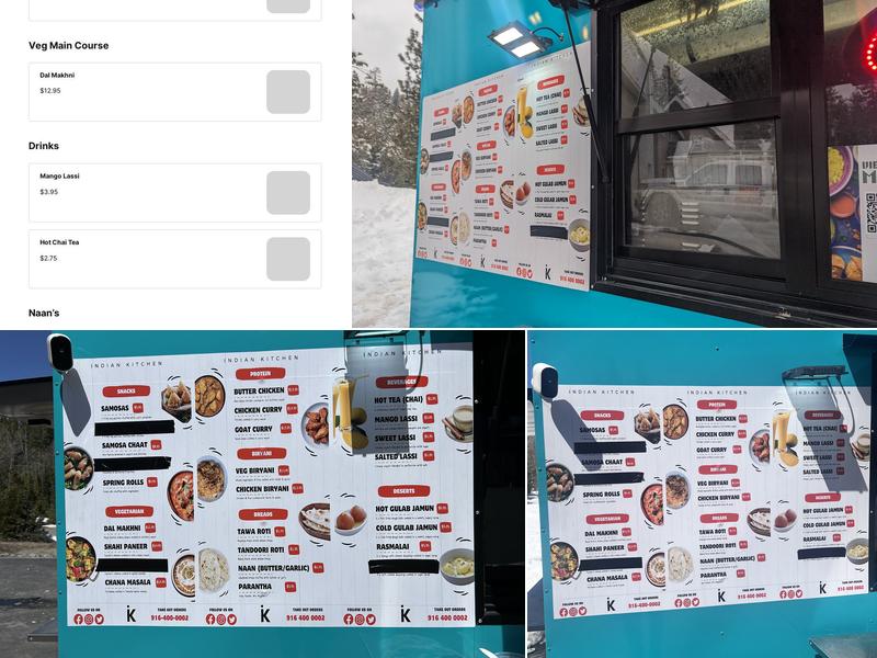 INDIAN KITCHEN 80 Menu