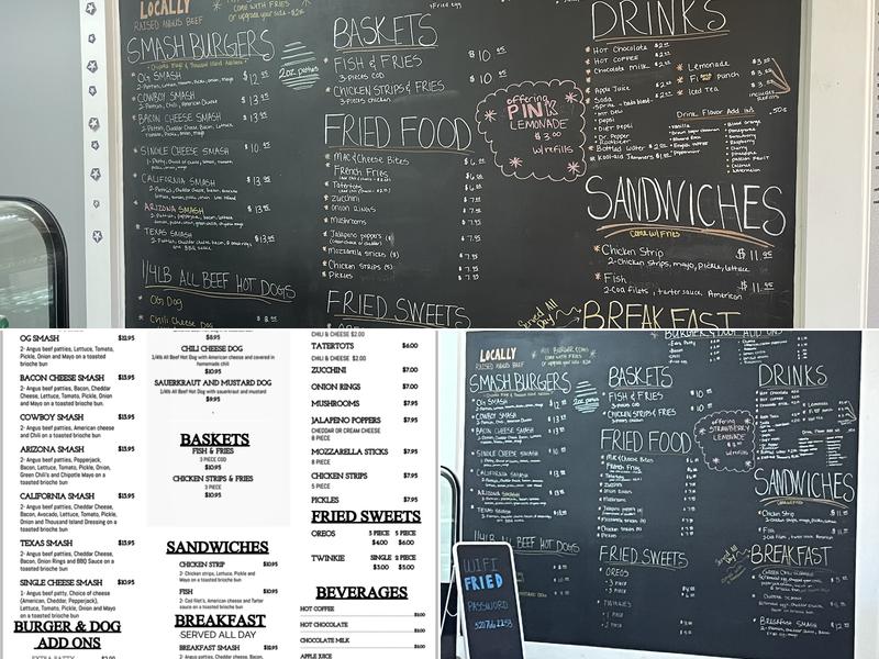 FRIED Menu