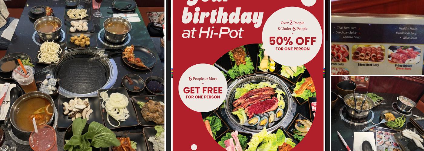 Hi Pot Menu