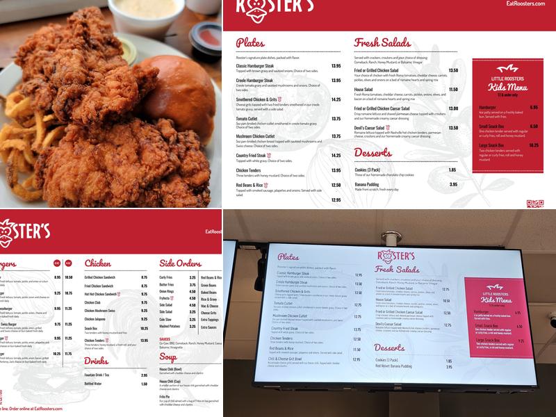 Rooster's Flowood Menu