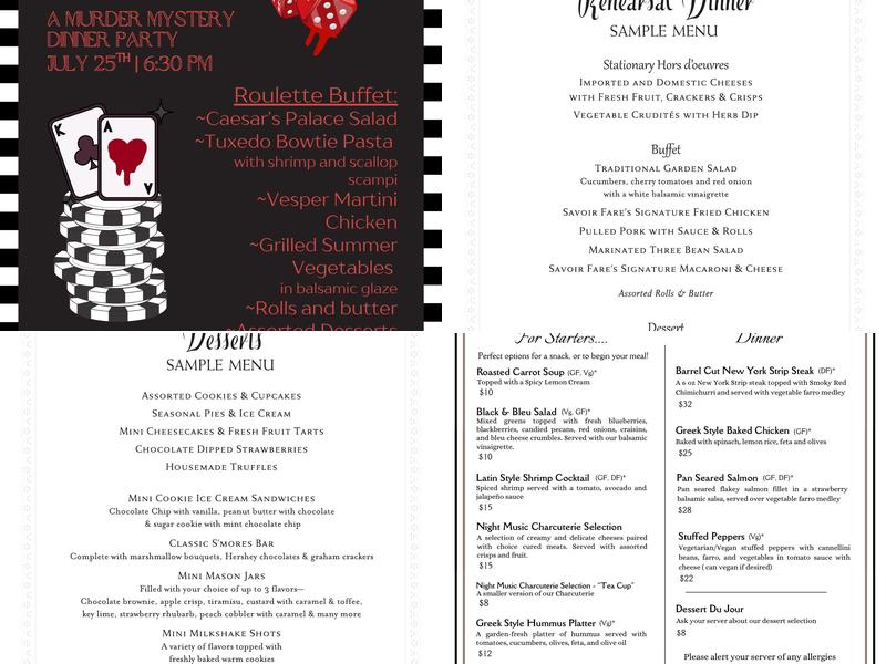 C'est Bon by Savoir Fare Menu