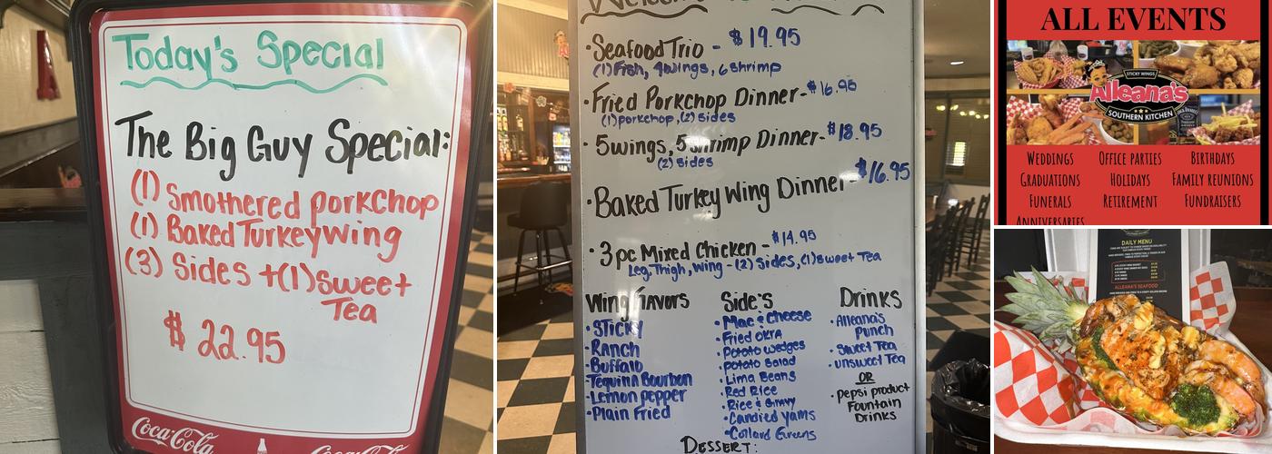 Quality Inn & Suites Menu