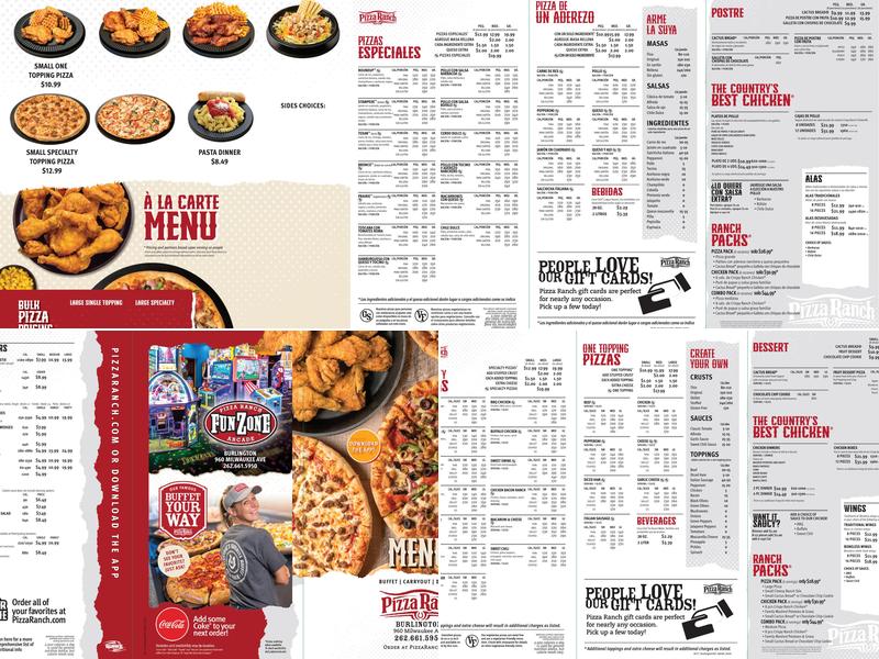 Pizza Ranch Menu