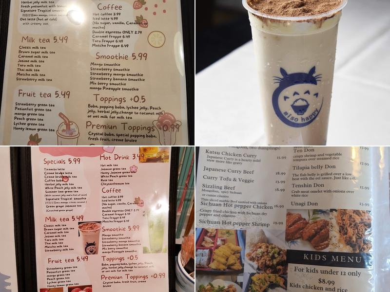 Miso Happy Menu
